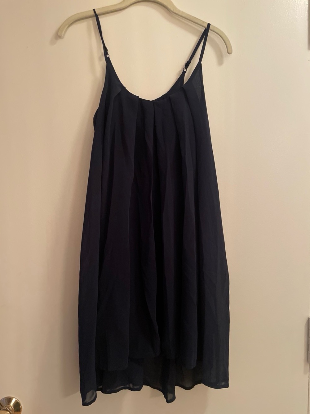 Forever 21 Navy Spaghetti-Strap Dress
